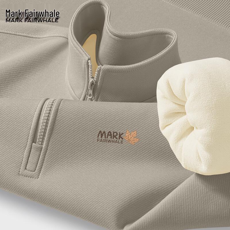 

Mark Fairwhale Men s Fleece Half-Zip Sweatshirt 3XL