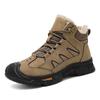 Hot-selling winter new Northeast velvet warm outdoor men's leather thick-soled Martin boots