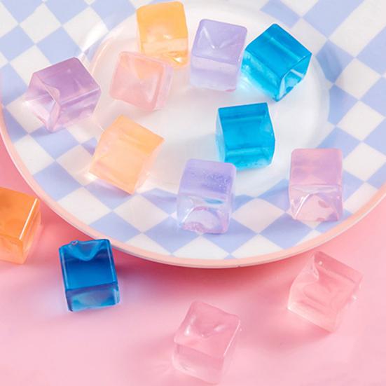 Transparent Squeeze Toy Square Ice Cube/Cat Paw Squeeze Ball Sensory Toy Small Stress