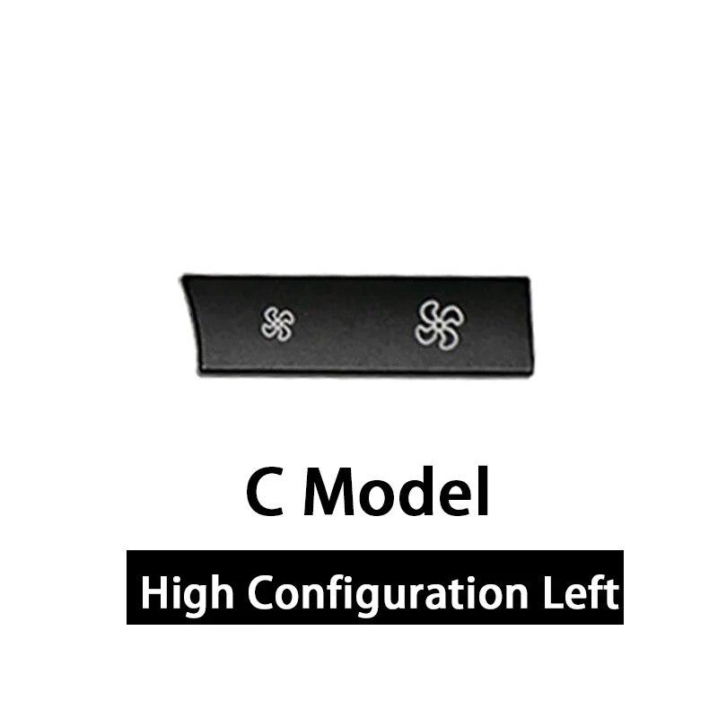 Buton de control al ventilatorului auto, capac de schimb, piese de protecție împotriva vântului, accesorii pentru aer condiționat, pentru BMW F10 F11 F01 F02