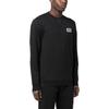 Emporio Armani EA7 SS23 Letter Number Logo Crew Neck Pullover Casual Sweatshirt Men Sweatshirt Black 3RPM26-PJ05Z-1200