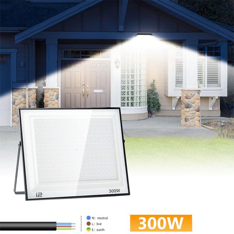 LED Floodlight IP66 Waterproof AC220V 110V Outdoor Spotlight 20W 30W 50W 70W 100W 150W 200W 300W Outdoor Lighting Spotlight