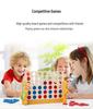 3D Wooden Four-in-a-Row Puzzle Toy for Young Children's Early Education, Hands-On and Brain-Teasing with Parent-Child Interaction