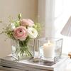 Geometric Cube Vase Transprent Candle Holder Minimalist Fish Tank  Home
