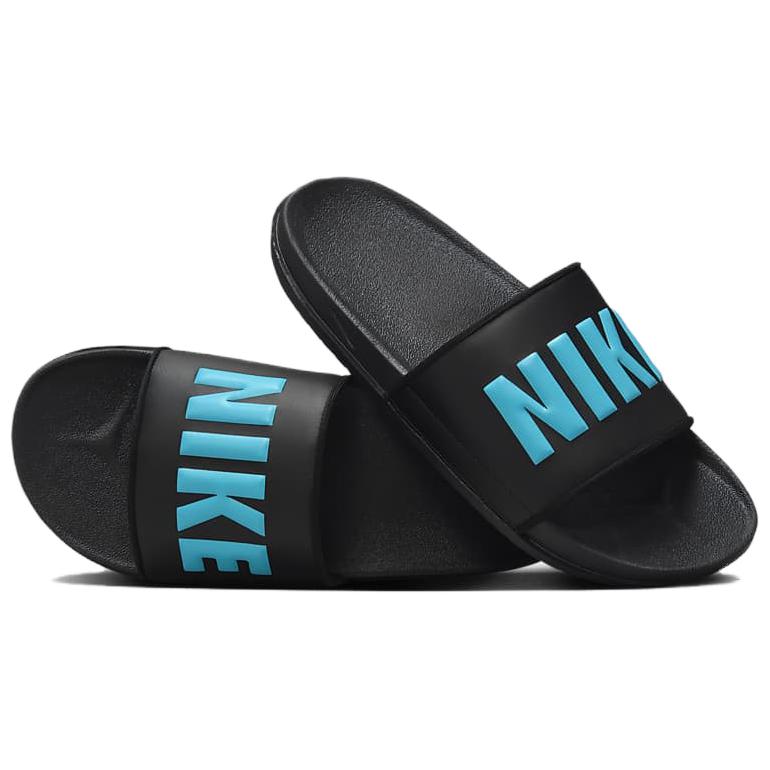 Nike Offcourt Fashion Comfortable Non-Slip Slide Sandals Men Footwear Black Blue BQ4639-022