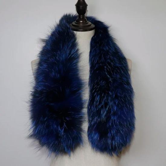 Hot Sale Natural Fox Fur Scarf Winter Women Knitted Real Fox Fur Scarves Outdoor Warm Lady Quality Genuine Fox Fur Muffler