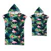 Flamingo Strandtuch Schnelltrocknend Kapuzenmantel Neoprenanzug Erwachsene Kinder Große Handtücher Eltern-Kind-Poncho Bademantel für Schwimmen Surfen
