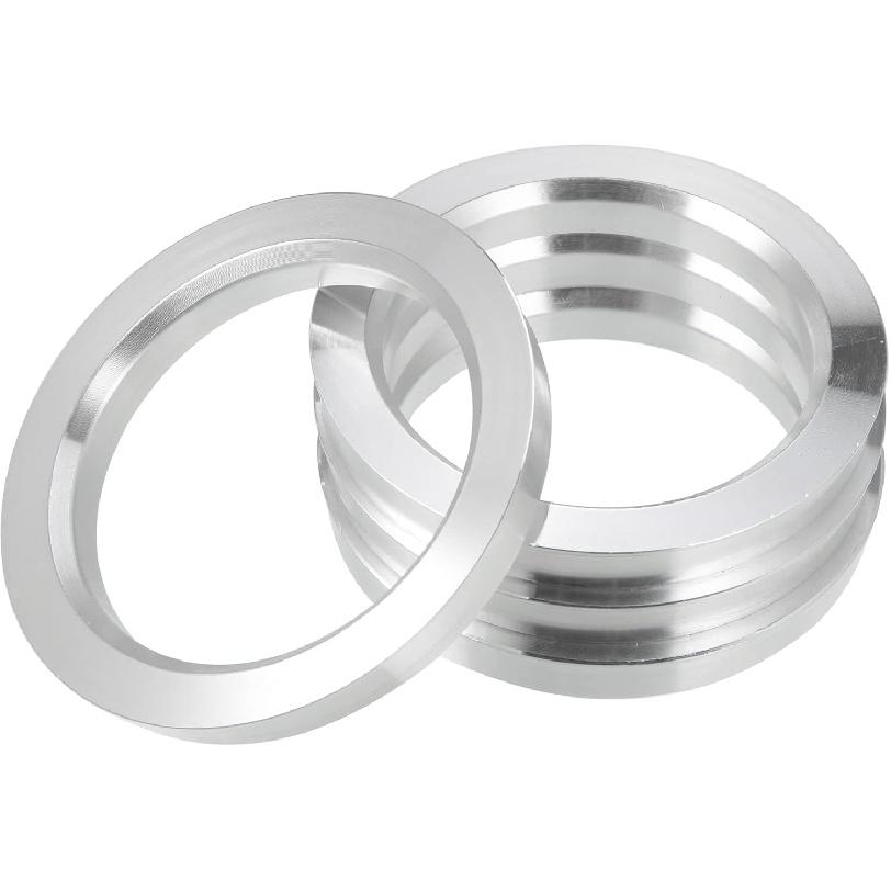 X AUTOHAUX 4pcs OD 83.1mm To ID 66.1mm Aluminium Alloy Car Hub Centric Rings Wheel Bore Center Spacer