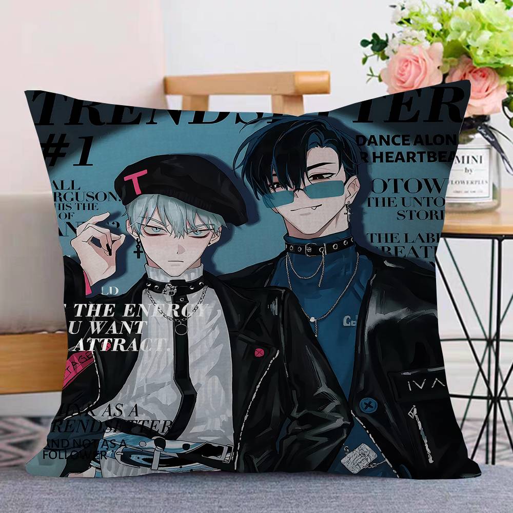 Alien Stage Anime Pillow Cover Sofa Cushion Cover Home Room Decoration Children Gift