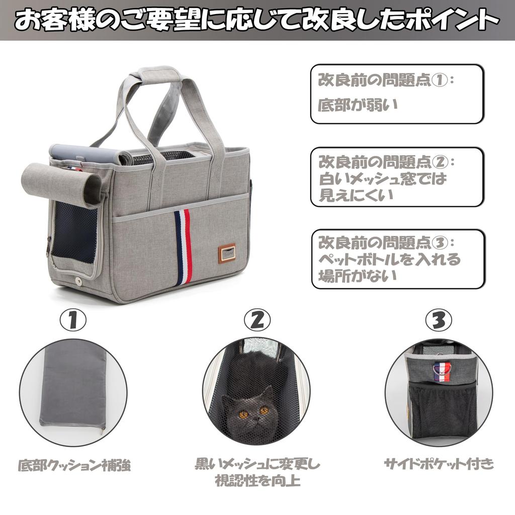 GPR Haustiertransportbox für und kleine Transportbox Tragetasche Haustiertransportbox 3 Mesh 900D wasserdicht Ausgehbedarf 2-Wege Katzen, Hunde, Kaninchen, Tiere, Tasche/Umhängetasche,