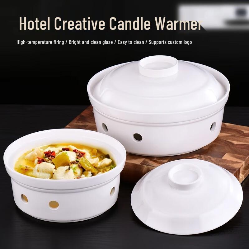 Dan Shi Zhi Yuan Ceramic Warming Serving Dish