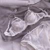 Lace Push-Up Bra Set for Small Busts - Side Support & Anti-Sagging Design