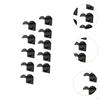 10 Pieces Hat Organizer Rack for Baseball Cap Hook Versatile Portable Wall Mounted Dorm
