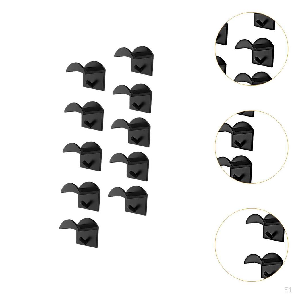 10 Pieces Hat Organizer Rack for Baseball Cap Hook Versatile Portable Wall Mounted Dorm