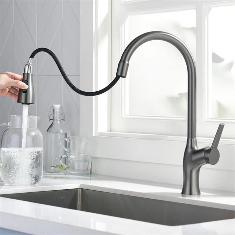 SIOYIE Rotatable Pull-Out Kitchen Faucet