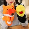 Fuchs & Krähe Plüsch-Handpuppen zum Geschichtenerzählen mit Schaf-Handschuhen