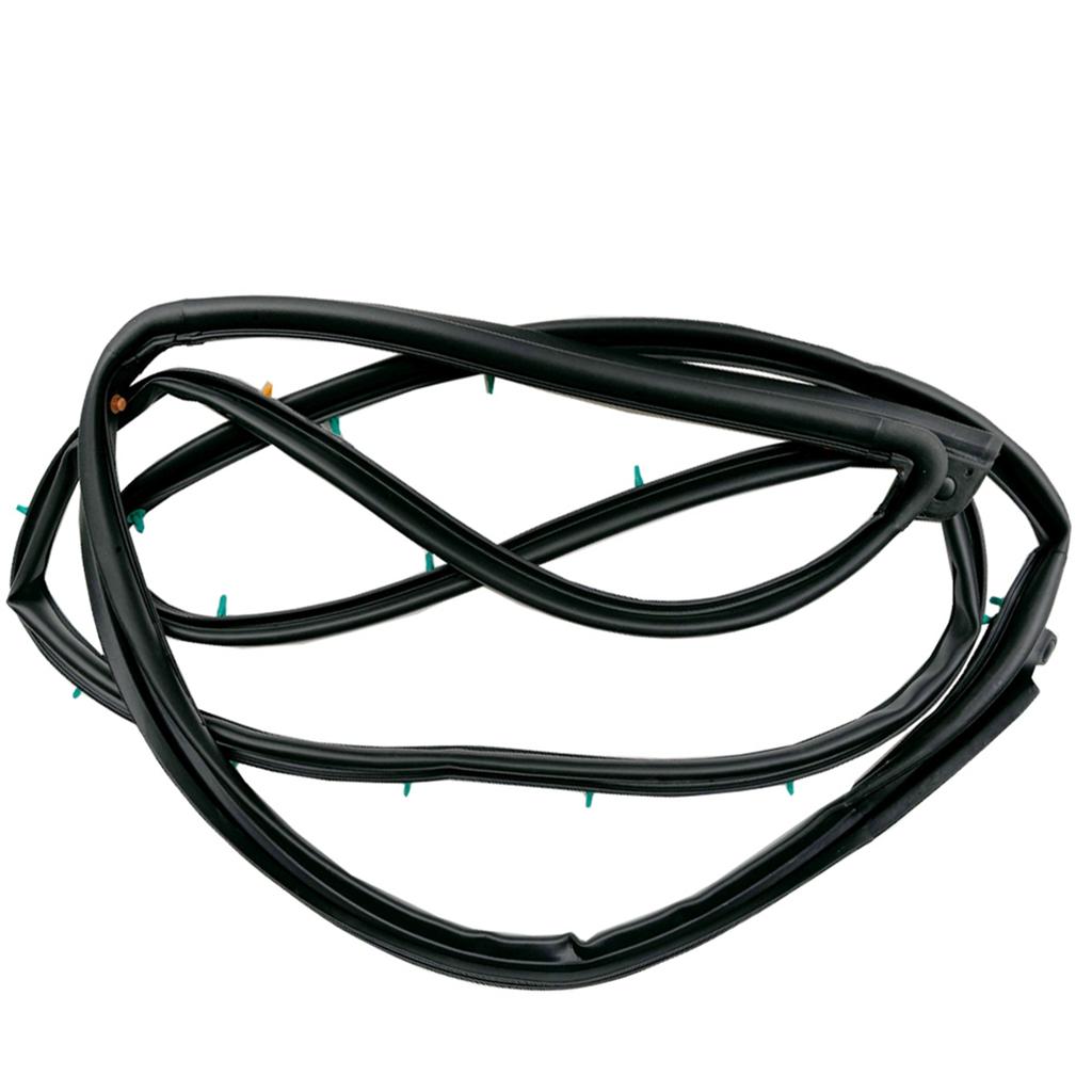 Car Front Door Side Weatherstrip Set- For Hyundai Veloster 2012-2017 Part Numbers 82130-2V000 82140-2V000
