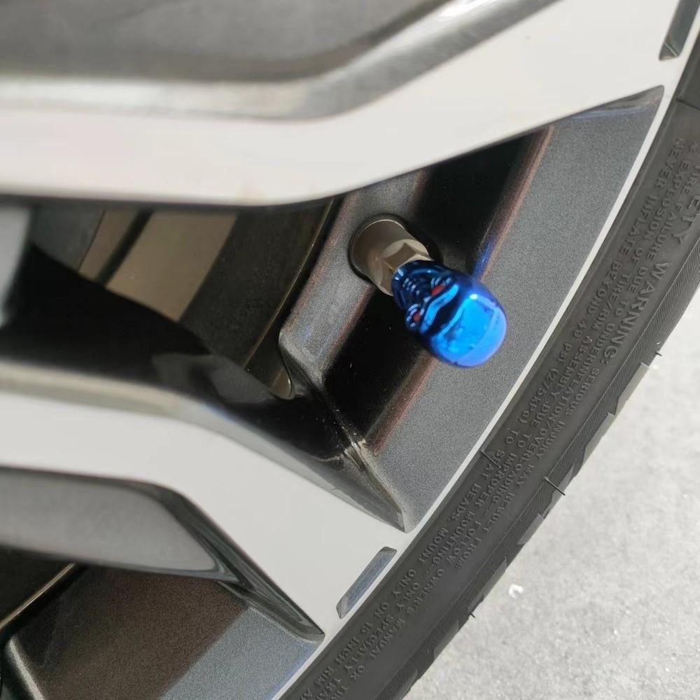 1Pc Antirust Copper Core Valve Stem Cap Skull Style Tire Valve Cap Bike Tires Valve Caps  Bicycle