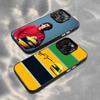 Racing Driver A-Ayrton S-Senna Phone Case For iPhone 17,16,15,14,13,12,11 Plus,Pro Max,XS,Colorful Silver Black Cover