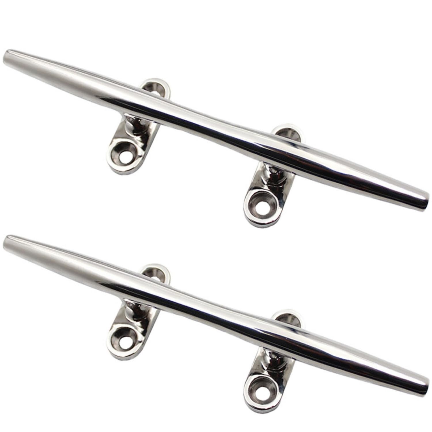 

Shymie Cleats, Boat Mooring Anchor, Ship, Yacht Hook, Jet Ski Rope, Dock Hardware, Stainless Steel SUS316, 125mm, Set of 2