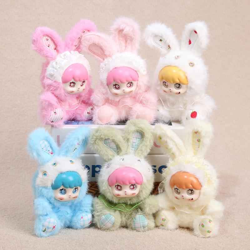 Plush Rabbit Doll Keychain With Pp Cotton Filling For Girls And Women