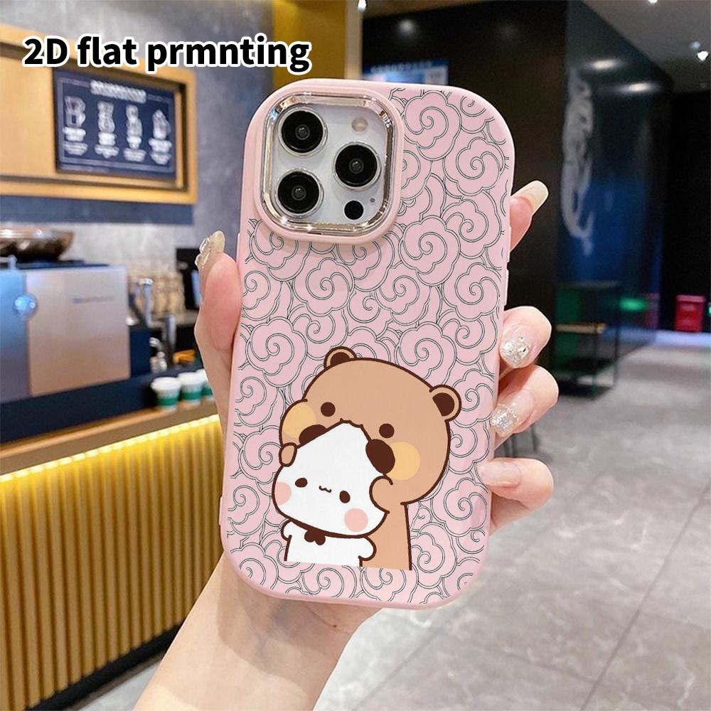 Phone Case: 2D Flat Case Suitable for iPhone 18, 17, 16, 15, 14, 13 Pro Cases, Couple Styles, Little White Panda, Christmas and Halloween Gifts