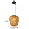 Nordic Rattan Pendant Light Bamboo Lamp Kitchen Suspension Home Bamboo Hanging Lampshade Dining Living Room Indoor Fixtures