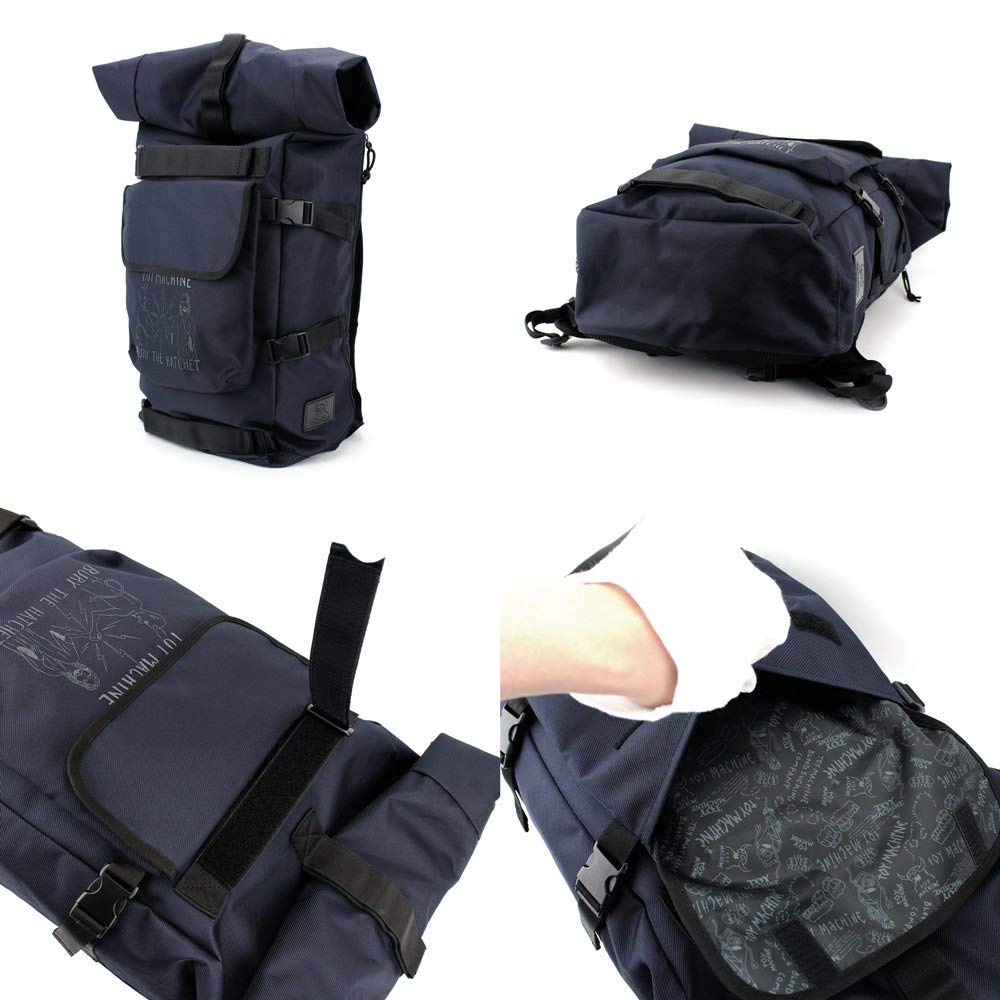 TOY MACHINE Backpack, Plenty of Storage, Specialty Skater Series, Navy, TM-B004-NVY
