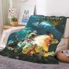 Game Monster Hunter Wilds Blanket Design Lightweight  For Dorms, Naps, Living Room, Office,Sofa,All-Season