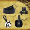 1 Set Medieval Renaissance Costume Set Belt Potion Bottle Mug Holder Skirt Hikes Halloween Renaissance Accessories