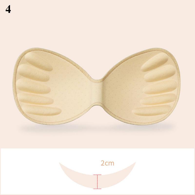 Kadın Mayo Ped Eklentisi Göğüs Sütyen Dolgusu Vücuda Oturan Tasarım Push Up Bikini Pedli Eklentiler Göğüs Görünmez Pedli