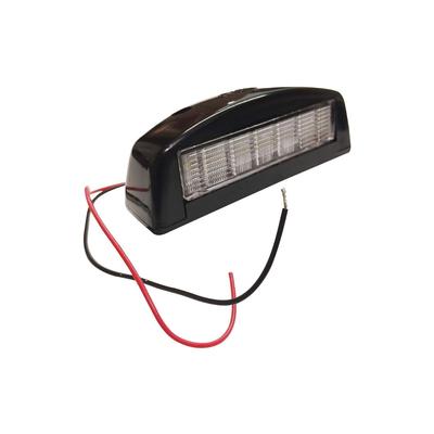 APSMOTIV LED Licence Number Plate Lamp Light 24v Trailer Truck Bus CAR E APP-12000802/12000804 (Black)