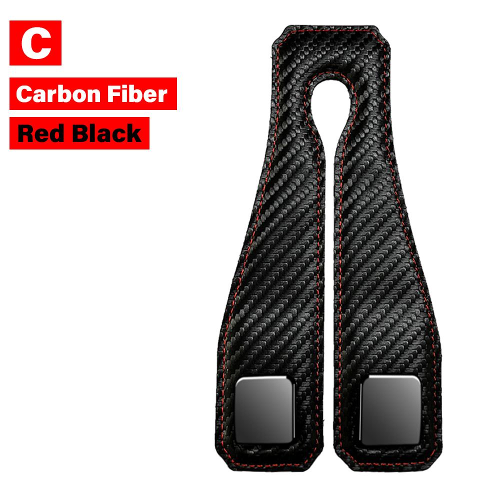 Cârlig universal pentru tetieră pentru mașină, din piele de căprioară premium, pentru agățat pentru scaunul din spate, cârlig dublu, 20 kg, suport mare, din aliaj, accesorii pentru instrumente.