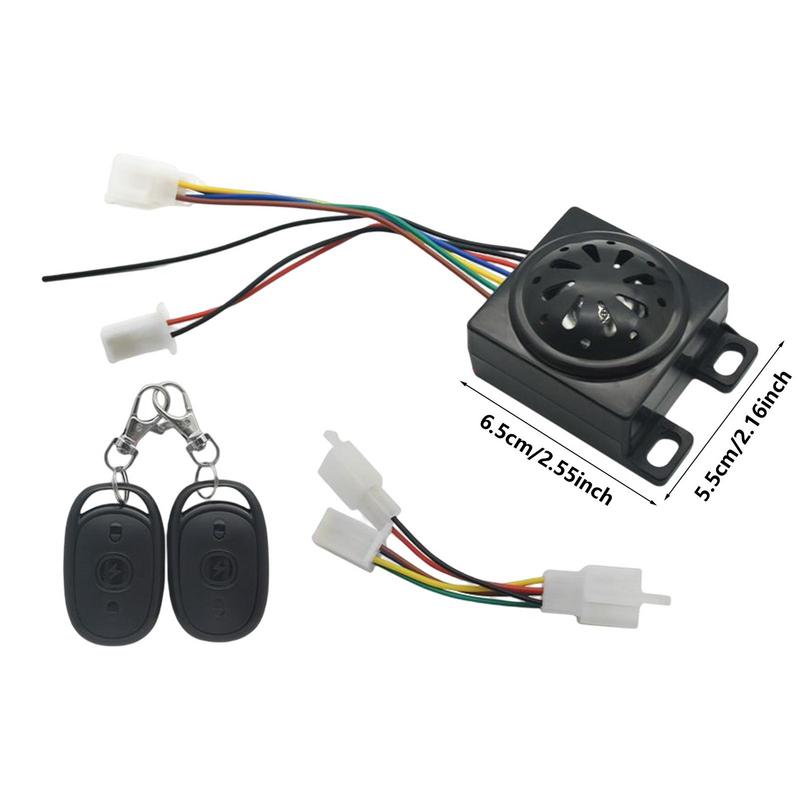 Bike Antitheft Alarm Remote Control Ebikes Alarm With 5 Levels Adjustable Sensitivity Outside Electric Scooter Anti Theft Tool