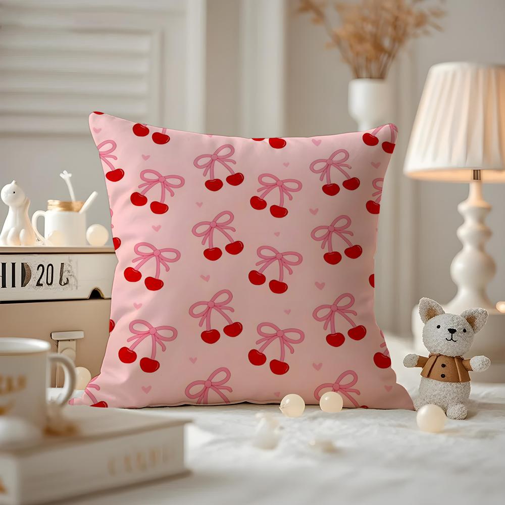 Kirsh Cushion Cover Anti-dustmite Pillowcase Invisible Zipper Silky Short Plush Sofa Cushion Cover