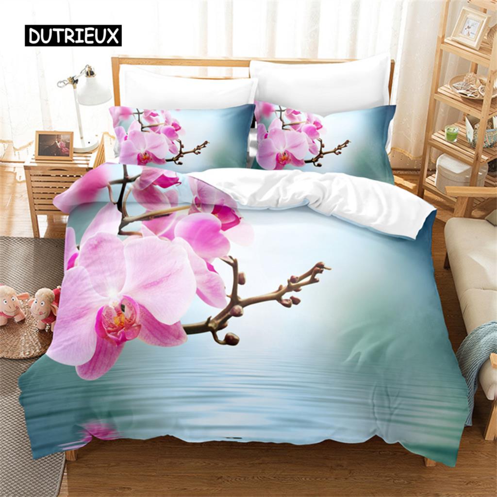 

Цветы, розы Постельное белье Пододеяльник Комплект постельного белья 3D Постельное белье с цифровой печатью Постельное белье размера Queen Fashion Design EU single(135x200cm)