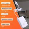 ABKN-Gas Leak Detector Combustible Propane Butane Methane Leak Warning Combustible Gas Alarm Sensor For Home Security EU Plug