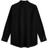 Calvin Klein Casual Commuting Letter Print Pocket Loose Long Sleeve Shirt Men shirts Space-Black J325014