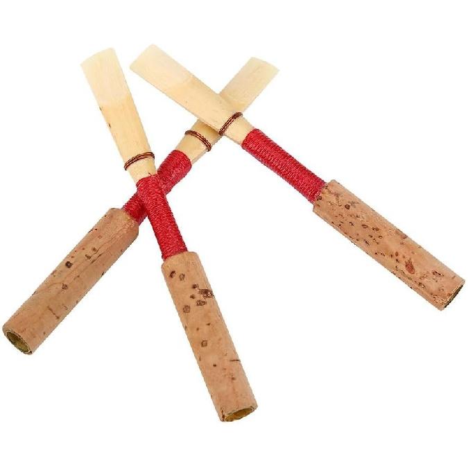 Bamboo Oboe Reeds, 10pcs Medium Strength Soft Handmade Oboe Reeds Instrument Replacement Accessory Great for the Beginning Oboist and Oboes