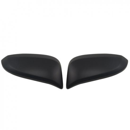 Matte Black Rearview Mirror Cover Trim For 2015- Toyota Hilux Revo