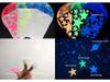 893-Piece Luminous Moon, Unicorn, Stars & Dots Fluorescent Wall Stickers for Children's Bedroom