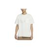 T Shirts Men's White Crew Neck Moderate Straight Fit DO1930-133