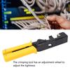 Ratcheting Crimper PP Heat Resistant Handle Adjustable Electrophoresis Cold Rolling Terminal Crimper Ratcheting Crimper
