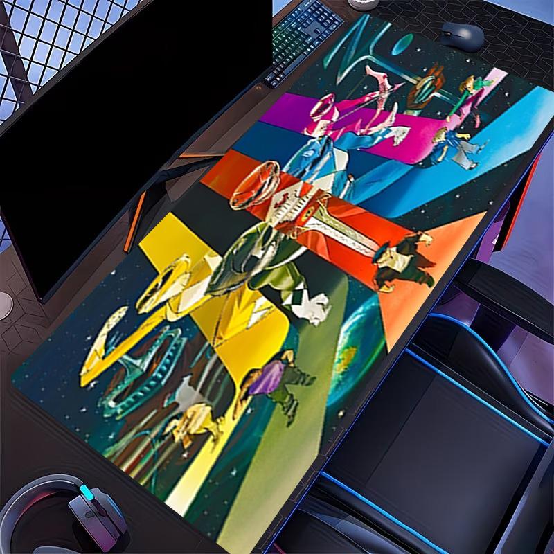 Mighty Morphin Power Rangers Print Mouse Pad, for Keyboard Pad Laptop PC Mat for Office Home Use, Desk Decor, Perfect Birthday Gift for Gamers