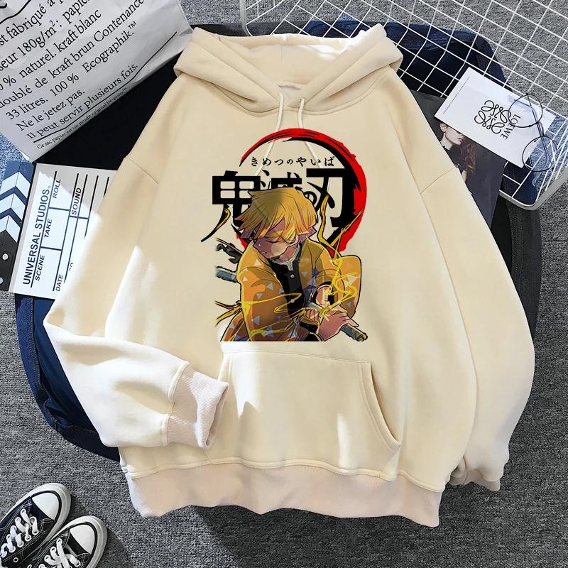 Demon Slayer Japanese Anime Hoodie 2000s Japanese Style Y2k Men's Fashion Casual Hoodie Harajuku Cartoon Hoodie