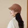 Autumn and Winter New Woolen Basin Hat Women's Outdoor Warm Fashion Fisherman Hat