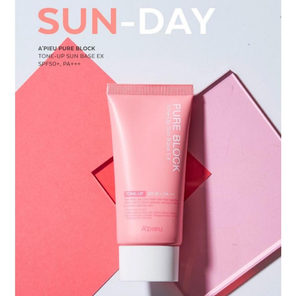 [Apieu] Pure Block Tone-up Sun Base SPF50+ PA+++, 50ml