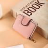 PU Leather Women's Wallet Solid Color Zipper Coin Purse Gift Mini Coin Pocket  Unisex