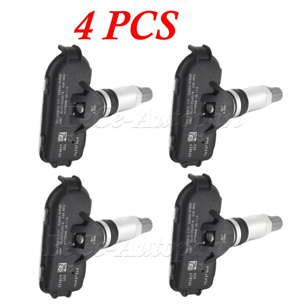 1/4PCS TPMS FOR 2011-2017 KIA RIO (UB) TIRE PRESSURE SENSOR TPMS 433MHz 52933-3V600 529333V600 TIRE SENSORS