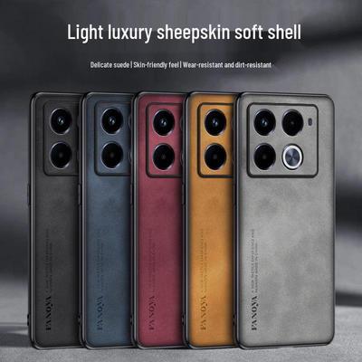 Infinix Note40 Pro+ Sheepskin 5G Phone Case: Solid Color Business Protective Cover